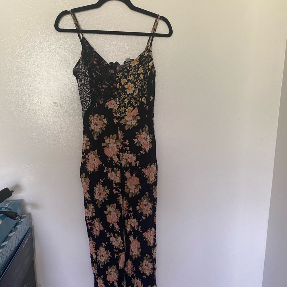 American Eagle Large Floral Romper
